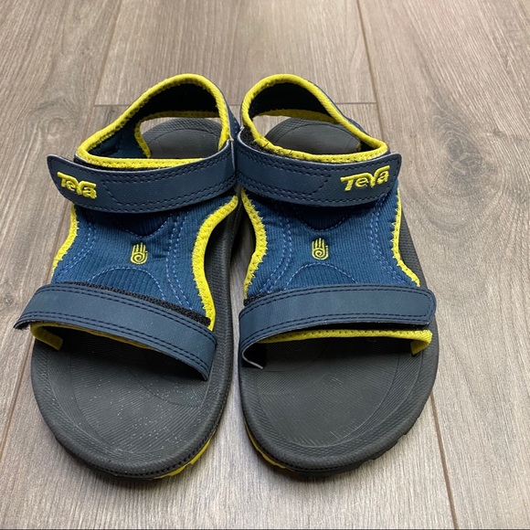 Teva | Psyclone 2 Toddler Sandals Navy Yellow 12 - Picture 4 of 8